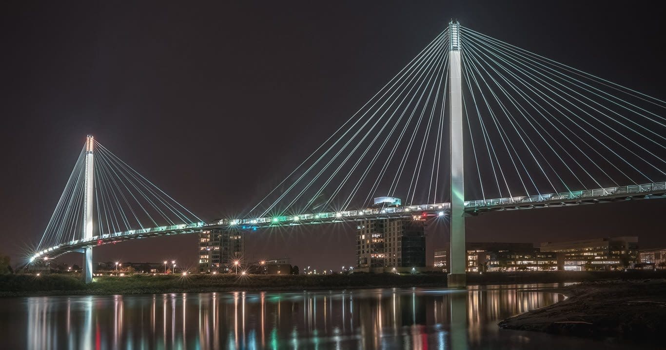 Omaha craft beer market study Bob Kerrey Pedestrian Bridge photo