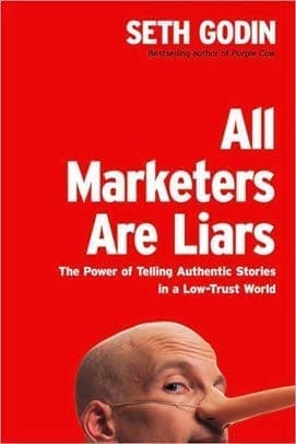 Seth Godin book for brand story post