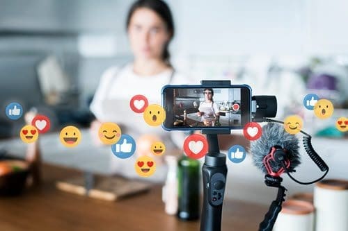 Facebook Live photo for COVID-19 post