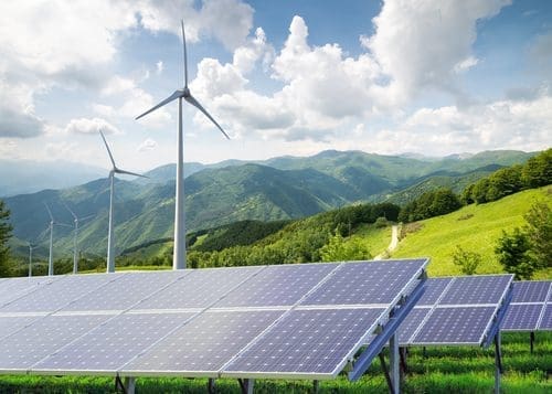 Solar and wind farm photo for what do you stand for post
