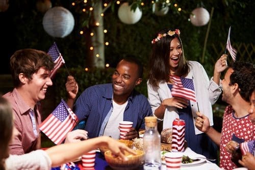 Fourth of July photo for health check post