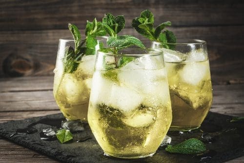 Cider cocktail photo for cocktail email