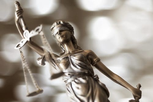 Lady Justice photo for craft beverage introduction post