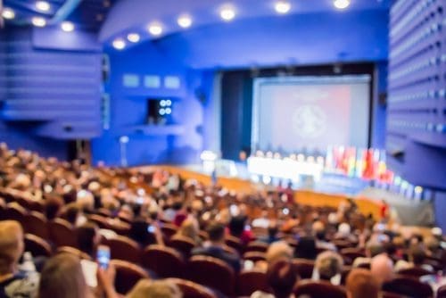 Conference photo for speaking at a conference post