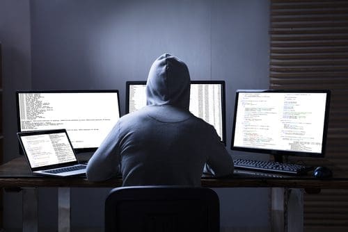 Hacker photo for non-creepy birthdays post