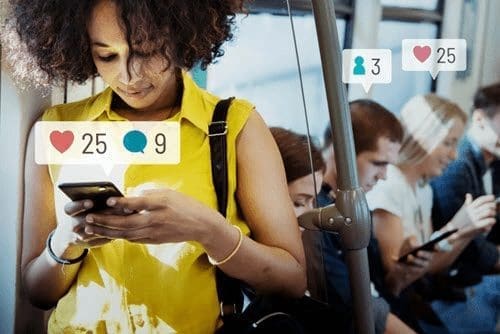 Social homepage photo